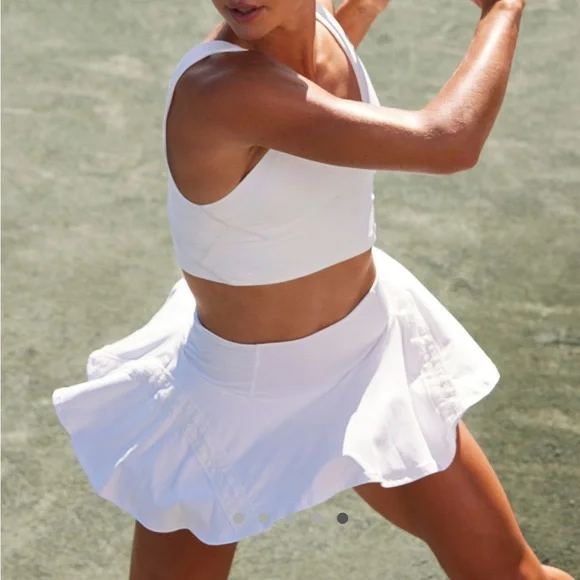 Free People White Skort - Picture 1 of 4